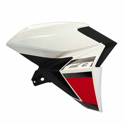 [C82605] CACHA TANQUE HONDA CB250 TWISTER BLANCO LADO DERECHO MTC