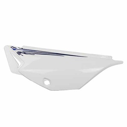 [C84087] CACHA BAJO ASIENTO YAMAHA XTZ 250 BLANCO LADO IZQUIERDO MTC