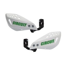 [CIR133] CUBRE MANO VECTOR BLANCO/VERDE (JGO) CIRCUIT PM061-227