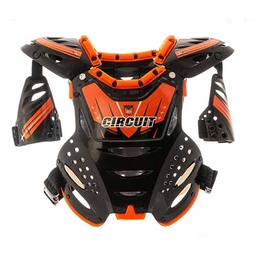 [CIR199] PECHERA CIRCUIT ADULTO PP/PPNEGRO/NARANJA FLUOR (PR004-E08) CIRCUIT EXCLU