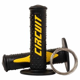 [CIR222] PUÑO ELECTRA RACING NEGRO/AMARILLO (JGO) CIRCUIT MA008-216