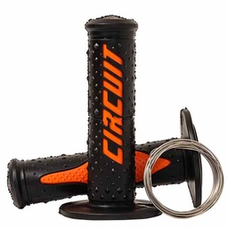 [CIR224] PUÑO ELECTRA RACING NEGRO/NARANJA (JGO) CIRCUIT MA008-219