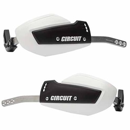 [CIR361] PROTECTOR DE MANO ALLOY BICOMPONENTE HIERRO NEGRO/BLANCO (JGO) CIRCUIT PM040-212