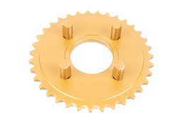 [CRE249] CORONA DE TRANSMISION MOTOMEL 110 S MAX (CON PERNOS) (Z35) CREUSO (3192-ARG)