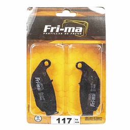 [FRI140] PASTILLA DE FRENO HONDA CBF 150 MB MOD 11/12 TRAS. FRIMA (117)