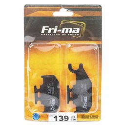 [FRI161] PASTILLA DE FRENO CAN-MA/ YAMAHA 700 RAPTOR DEL. FRIMA (139)