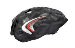 [FUN344] FUNDA TANQUE YAMAHA YBR125 S/DEFLECTORES ORIG. NEGRO/ROJO FMX (TYG 54 NR)