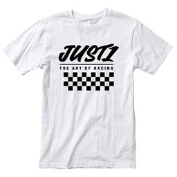 [J00006] REMERA RETRO FLAG BLANCA TALLE S JUST1