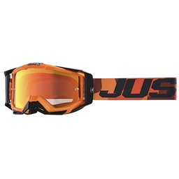 [J1A014] ANTIPARRA JUST1 IRIS SOLID CAMO FIRE (MICA REPUESTO + TEAR OFF 8pcs)