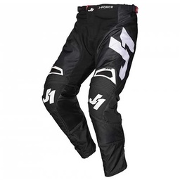 [J1C041] PANTALON MOTOCROSS JUST1 J-FORCE TERRA BLACK/WHITE XS