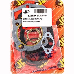 [JJC161] JUNTA TAPA DE CILINDRO ZANELLA 150 RX (CAD) PREMIUM C/ORING JC (21346P/O)
