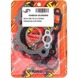 [JJC165] JUNTA TAPA DE CILINDRO BETA 200 2.0 MOTARD PREMIUM C/ORING JC (21393P/O)