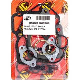 [JJC167] JUNTA TAPA DE CILINDRO BRAVA 200 AQUILA PREMIUM C/ORING JC (21419P/O)