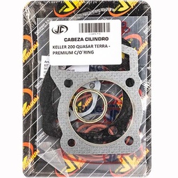 [JJC170] JUNTA TAPA DE CILINDRO KELLER 200 QUASAR TERRA PREMIUM C/ORING JC (21434P/O)