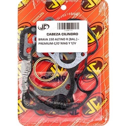 [JJC188] JUNTA TAPA DE CILINDRO BRAVA 150 ALTINO R (BAL) PREMIUM C/ORING JC (21189P/O)