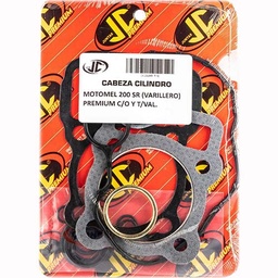 [JJC192] JUNTA TAPA DE CILINDRO MOTOMEL SR 200 (VAR) PREMIUM C/ORING JC (21200P/O)