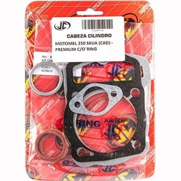 [JJC205] JUNTA TAPA DE CILINDRO MOTOMEL 250 SKUA (CAD) PREMIUM C/ORING JC (21340P/O)