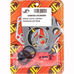[JJC211] JUNTA TAPA DE CILINDRO BRAVA 110 ALPINA PREMIUM C/ORING JC (21008P/O)