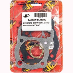 [JJC213] JUNTA TAPA DE CILINDRO GUERRERO 200 TUNDRA (CAD) PREMIUM C/ORING JC (21064P/O)