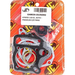 [JJC214] JUNTA TAPA DE CILINDRO KYMCO 110 ACTIV PREMIUM C/ORING JC (21034P/O)