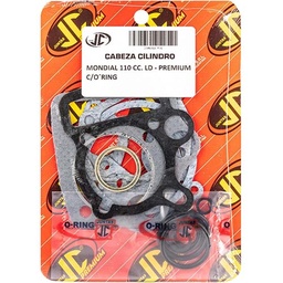[JJC234] JUNTA TAPA DE CILINDRO MONDIAL 110 LD PREM. C/ORING JC (06315P/O)