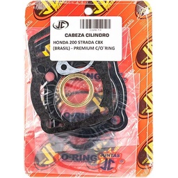 [JJC239] JUNTA TAPA DE CILINDRO HONDA 200 STRADA CBX (BRASIL) PREM. C/ORING JC (21065P/O)