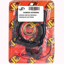 [JJC241] JUNTA TAPA DE CILINDRO HONDA 200 NX (BRASIL) PREM. C/ORING JC (21067P/O)