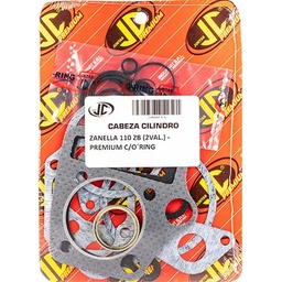 [JJC246] JUNTA TAPA DE CILINDRO ZANELLA 110 ZB 2V PREM. C/ORING JC (06460P/O)