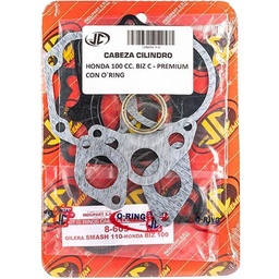 [JJC256] JUNTA TAPA DE CILINDRO HONDA 100 BIZ C PREMIUM C/ORING JC (00554P/O)