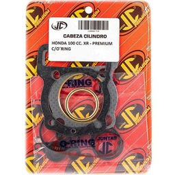 [JJC258] JUNTA TAPA DE CILINDRO HONDA 100 XR PREM. C/ORING JC (00563P/O)