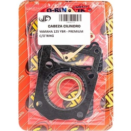 [JJC277] JUNTA TAPA DE CILINDRO YAMAHA 125 YBR PREM. C/ORING JC (06341P/O)