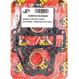 [JJC281] JUNTA TAPA DE CILINDRO ZANELLA 250 PAT. EAGLE (CUSTOM) PREM. C/ORING JC (21092P/O)