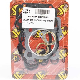 [JJC314] JUNTA TAPA DE CILINDRO GILERA 150YL (CUSTOM) PREM. C/O Y T/VAL. JC (06493P/O)