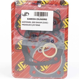 [JJC385] JUNTA TAPA DE CILINDRO MOTOMEL 200 DAKAR (CAD) PREMIUM C/O´RING JC (06479P/O)