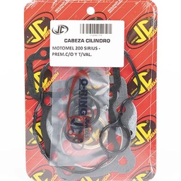 [JJC397] JUNTA TAPA DE CILINDRO MOTOMEL 200 SIRIUS PRE. C/OïRING Y T/VAL. JC (21345P/O)