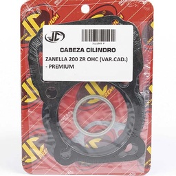 [JJC413] JUNTA TAPA DE CILINDRO ZANELLA 200 ZR OHC (VAR.CAD.) PREMIUM JC (21505P)