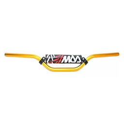 [MDA066] MANUBRIO 8012 ALUM. UNIVERSAL C/PAD HONDA BROS / YAMAHA XTZ ALTO ORO MDA
