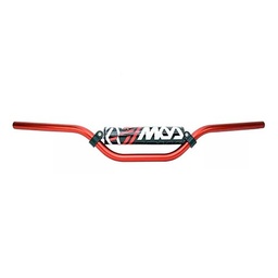 [MDA067] MANUBRIO 8013 ALUM. UNIVERSAL C/PAD HONDA BROS / YAMAHA XTZ ALTO ROJO MDA