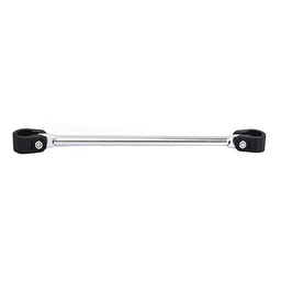 [MDA107] TRAVESAÑO ALUMINIO CROSS/ENDURO/TRAIL PLATEADO 26cm MDA (8230)