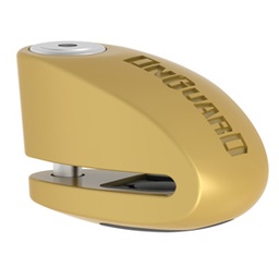 [OG23106] TRABA DISCO C/ALARMA 120db ONGUARD 8260 DORADO 6mm