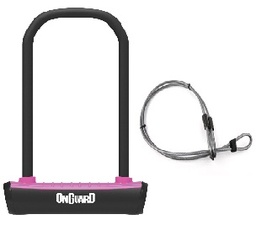 [OG23147] TRABA U ONGUARD 8154 NEON SERIES FUCSIA 11.5cmx23cm + Alargador + Soporte