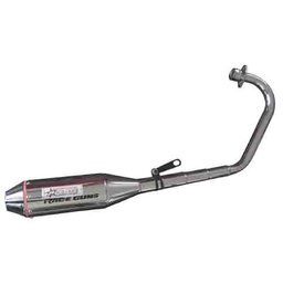 [PAO017] ESCAPE MOTO ZANELLA RX 150 ST3 CROMO DEPORTIVO (VARILLERO) CON SORDINA PAOLUCCI (EM150RX32-D)