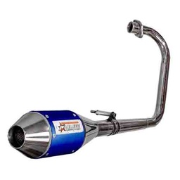 [PAO077] ESCAPE MOTO HONDA CG TITAN 150 ST2 SILEN ALUMINIO AZUL STYLE PAOLUCCI (EM150CG-23-C/S)