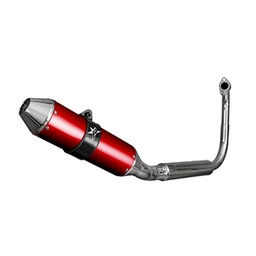 [PAO097] ESCAPE MOTO HONDA NEW TWISTER CB 250CC ST3 STYLE ROJO PAOLUCCI (EM250NEWCB33-SRO)