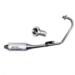 [PAO099] ESCAPE MOTO ZANELLA RX 150CC ST3 STYLE GRIS (VARILLERO) PAOLUCCI (EM150RX33-SGR)