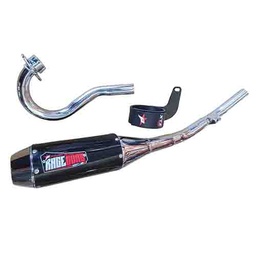 [PAO104] ESCAPE MOTO YAMAHA XTZ 125CC POR ARRIBA ST2 STYLE NEGRO PAOLUCCI (EM125XTZ23-SUPNE)
