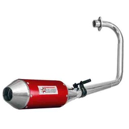 [PAO135] ESCAPE MOTO HONDA NEW CG TITAN 150CC ST3 STYLE ROJO PAOLUCCI (EM150NEWCG33-SRO)
