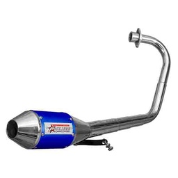 [PAO141] ESCAPE MOTO HONDA CG TITAN 150CC (LIBRE+200) ST2 STYLE AZUL PAOLUCCI (EM150CG23-C+200AZ)