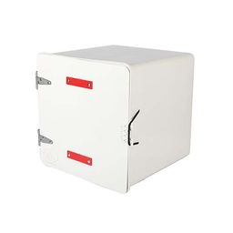 [PVC009] CAJA PARA DELIVERY SUPER 41X41X41 C/1 ESTANTE BLANCA PLASTICA VC (589)
