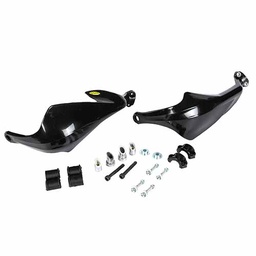[PVC016] CUBRE MANOS COMPETICION NEGRO COMPL. C/KIT DE INSTALACION (JGO) Ø22 PLASTICA VC (761)